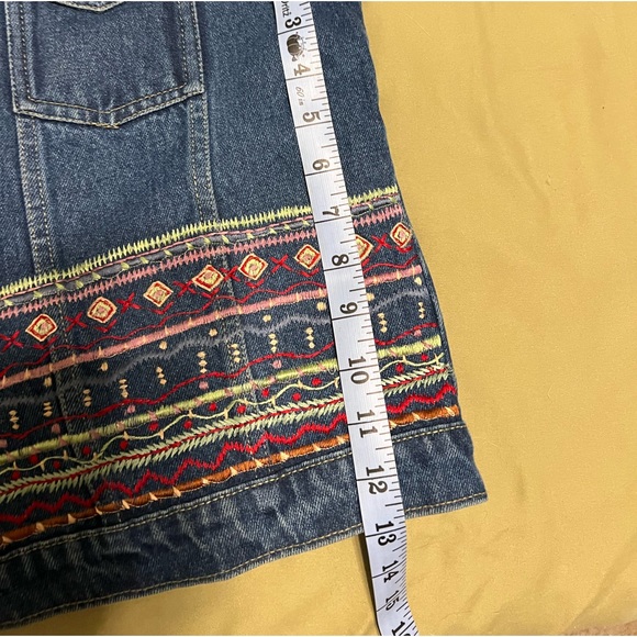 Embroidered Jean Jacket - Picture 2 of 9
